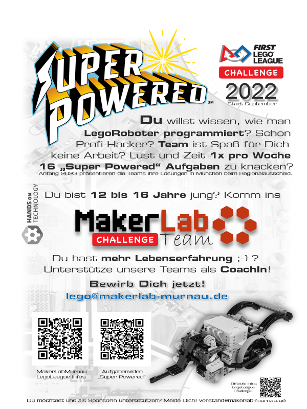 MakerLab Murnau LegoLeague Poster